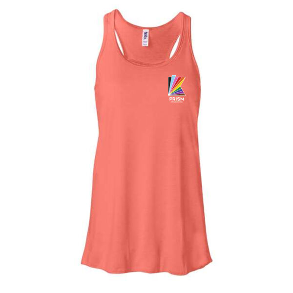 BELLA + CANVAS - Women's Flowy Racerback Tank - Printed Logo Thumbnail