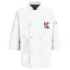 Button Chef Coat with Thermometer Pocket Thumbnail