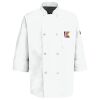 Eight Pearl Button Chef Coat with Thermometer Pocket Thumbnail