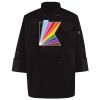 Ten Pearl Button Black Chef Coat Thumbnail